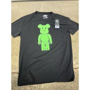 NWT Heads or Tails Men's RhineStone Studded T-Shirt Bear Black Green XL $68 Rare